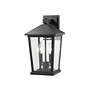 3_Beacon 15" High Black 2-Light Outdoor Wall Light more views