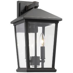 Beacon 15&quot; High Oil-Rubbed Bronze Outdoor Wall Light