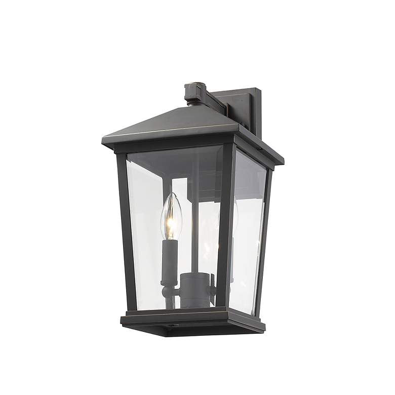 Image 4 Beacon 15" High Oil-Rubbed Bronze Outdoor Wall Light more views
