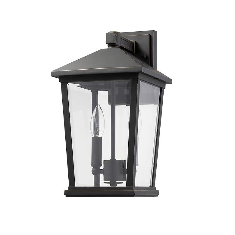Image 6 Beacon 15" High Oil-Rubbed Bronze Outdoor Wall Light more views