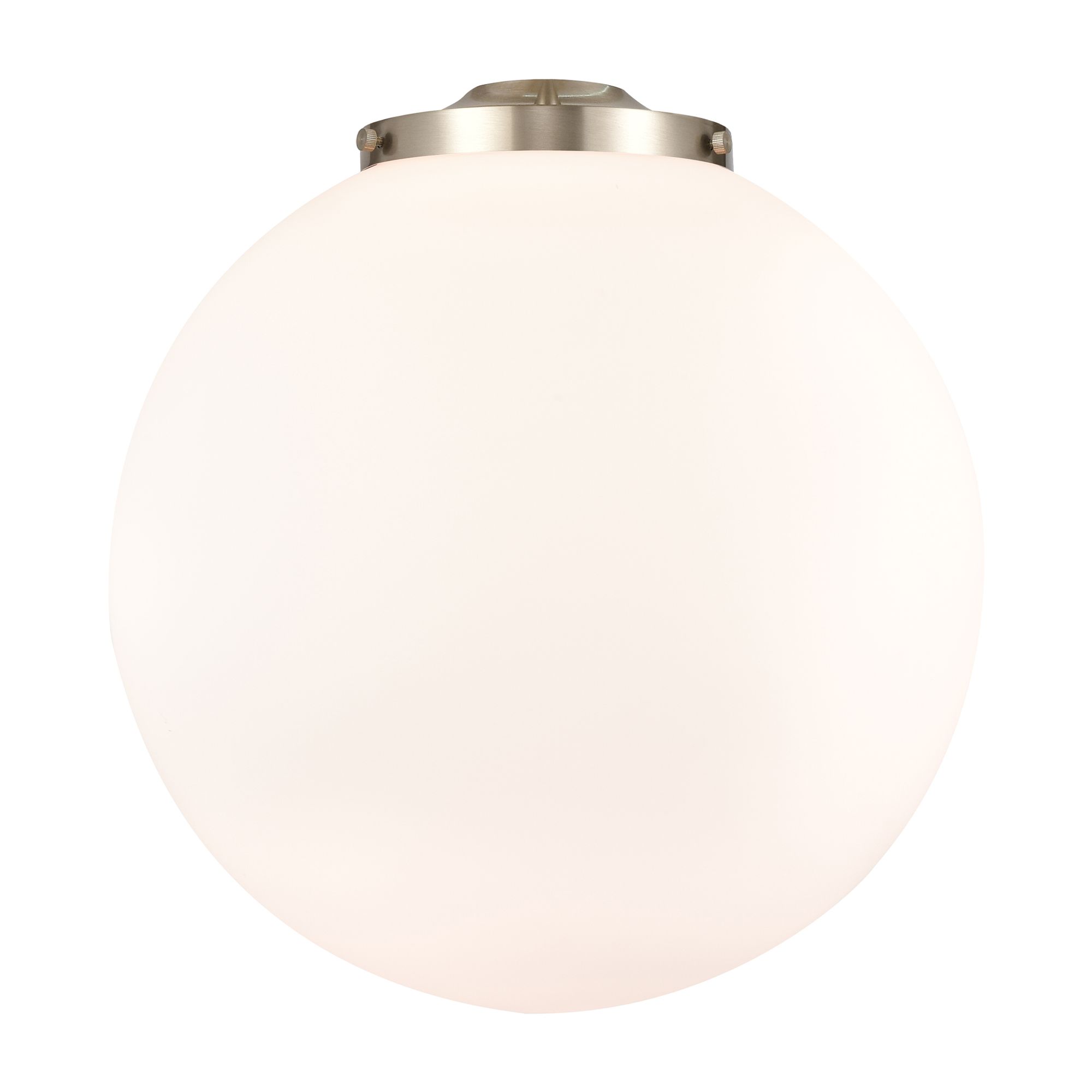 Image 3 Beacon 16" 3-Light Brushed Brass Pendant w/ Matte White Shade more views