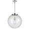 Beacon 16" Polished Chrome Pendant w/ Seedy Shade