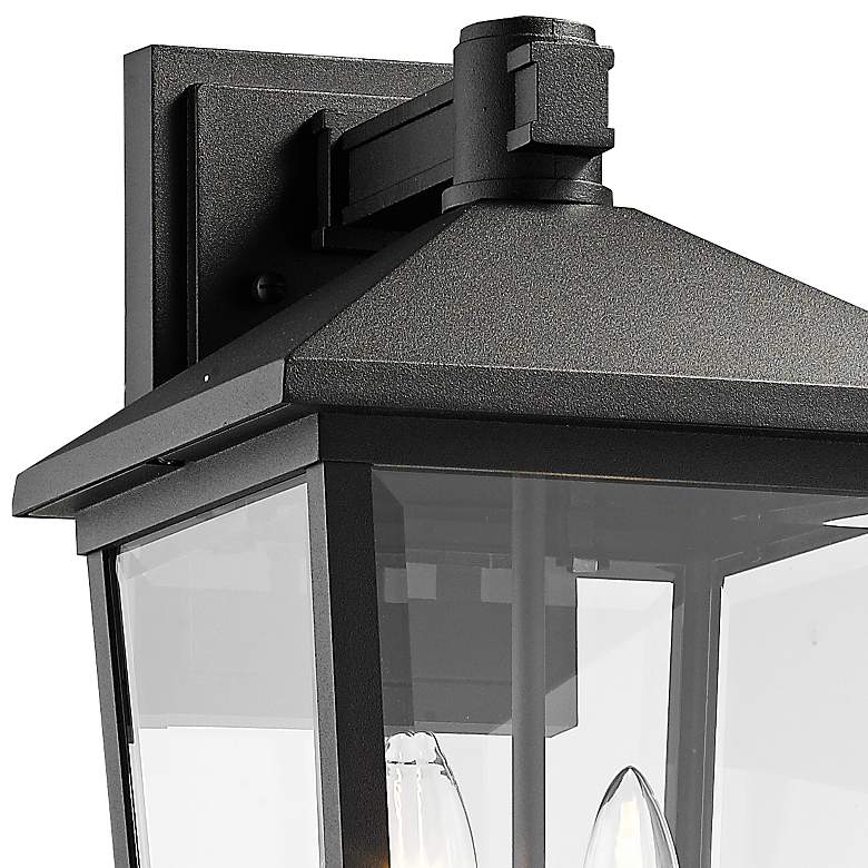 Image 2 Beacon 17 3/4" High Black 2-Light Outdoor Wall Light more views