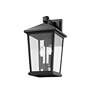 5_Beacon 17 3/4" High Black 2-Light Outdoor Wall Light more views