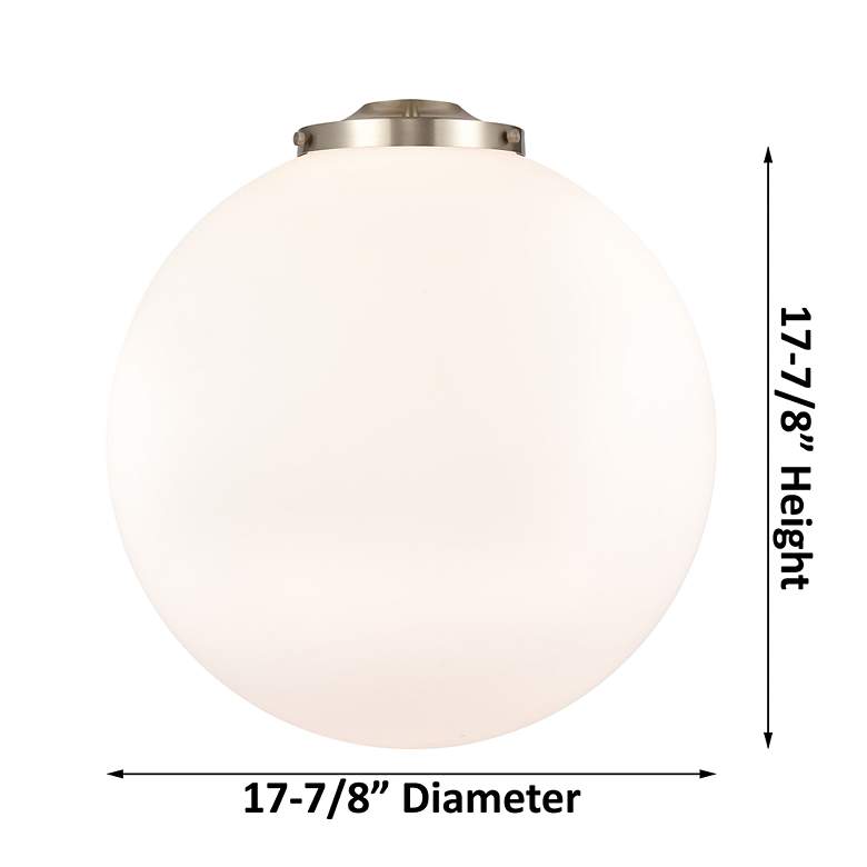 Image 5 Beacon 18" Wide Brushed Brass Pendant Light with Clear Shade more views