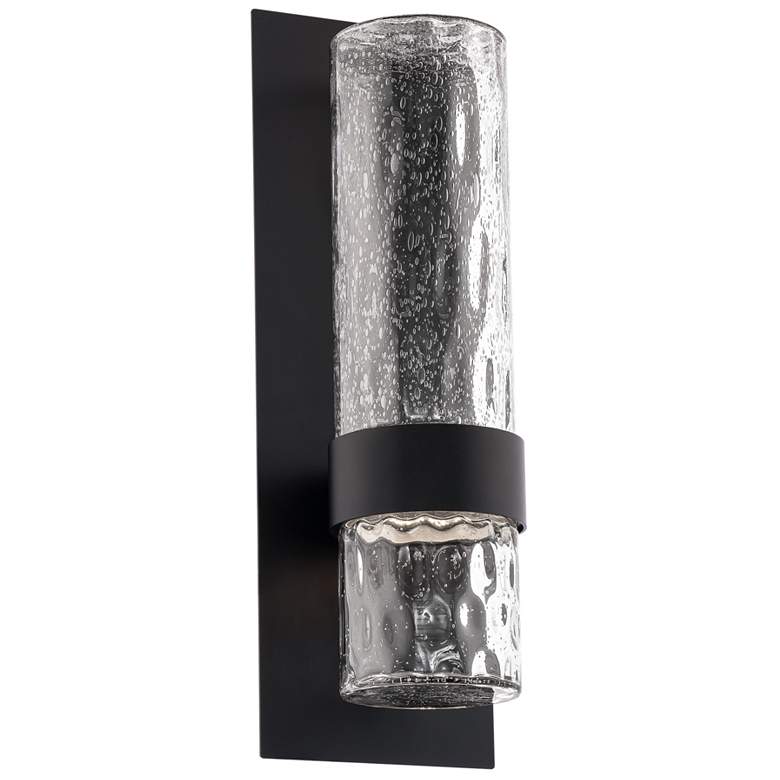 Image 1 Beacon 18"H x 6"W 1-Light Outdoor Wall Light in Black