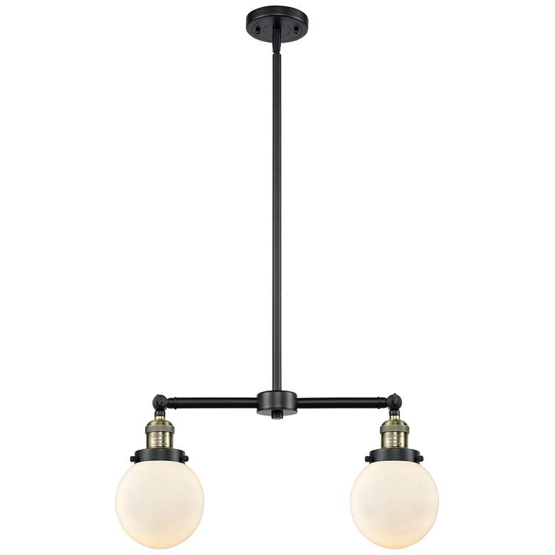 Image 1 Beacon - 2 Light 23" LED Island Light - Black Antique Brass - Matte W