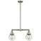 Beacon - 2 Light 23" LED Island Light - Brushed Satin Nickel  - Seedy