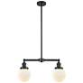 Beacon - 2 Light 23" LED Island Light - Oil Rubbed Bronze  - Matte Whi