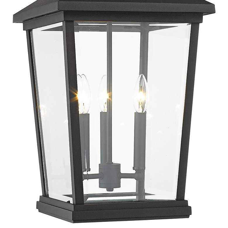 Image 4 Beacon 21 1/2" High Black 3-Light Outdoor Hanging Light more views
