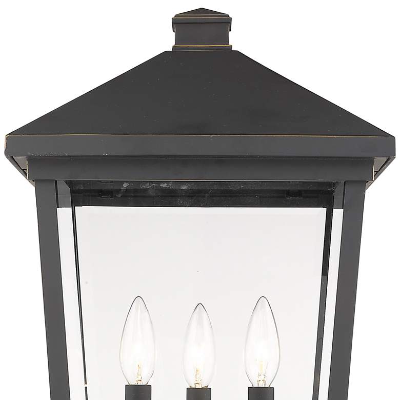Image 2 Beacon 24 3/4 inchH Oil-Rubbed Bronze 3-Light Outdoor Pier Light more views
