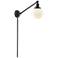 Beacon 25" Oil Rubbed Bronze LED Swing Arm w/ White Shade