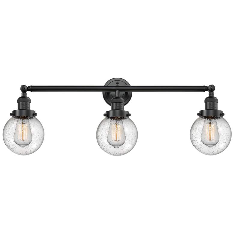 Image 1 Beacon 3 Light 30" Bath Light - Oil Rubbed Bronze - Seedy Shade