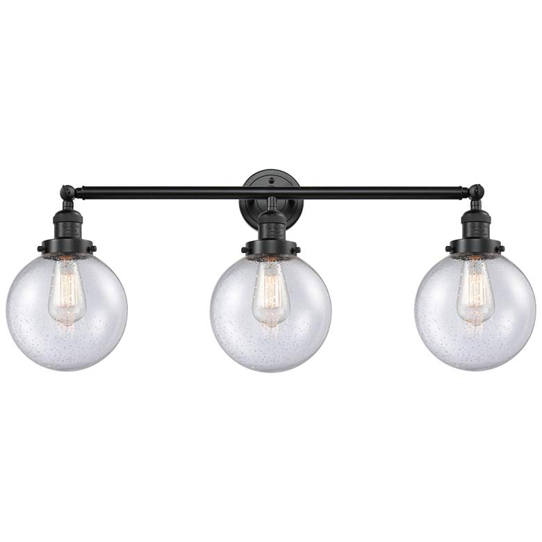 Image 1 Beacon 3 Light 32" Bath Light - Oil Rubbed Bronze - Seedy Shade