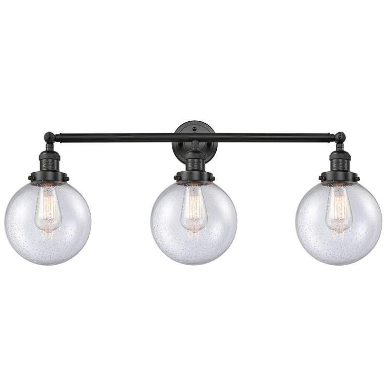 Image 1 Beacon 3 Light 32" LED Bath Light - Matte Black - Seedy Shade