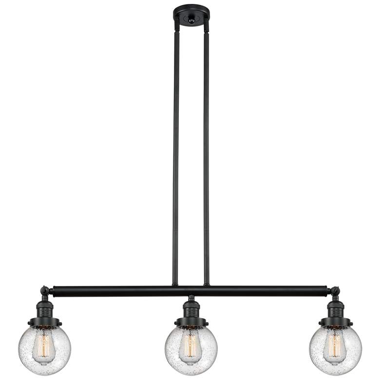Image 1 Beacon 3 Light 39" Island Light - Matte Black - Seedy Shade