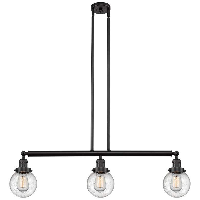 Image 1 Beacon 3 Light 39" LED Island Light - Oil Rubbed Bronze - Seedy Shade