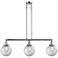 Beacon 3 Light 41" Island Light - Polished Chrome - Clear Shade
