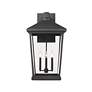 4_Beacon 30 1/4" High Black 4-Light Outdoor Wall Light more views