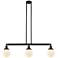 Beacon 38 1/2"W Oil-Rubbed Bronze 3-Light Island Pendant