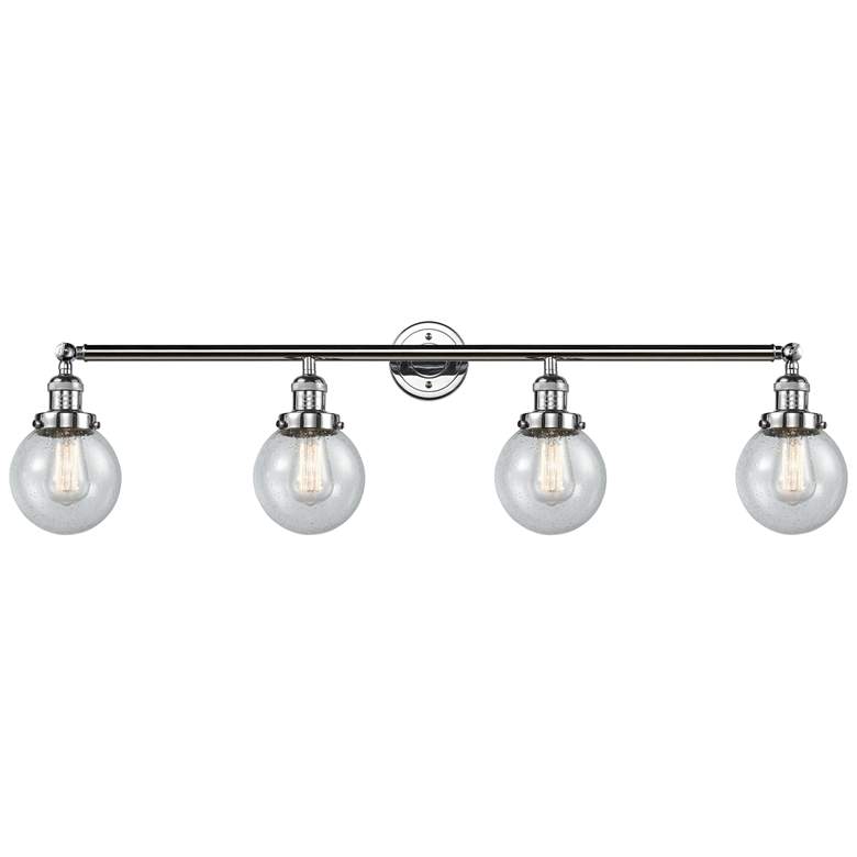Image 1 Beacon 4 Light 42" Bath Light - Polished Chrome - Seedy Shade