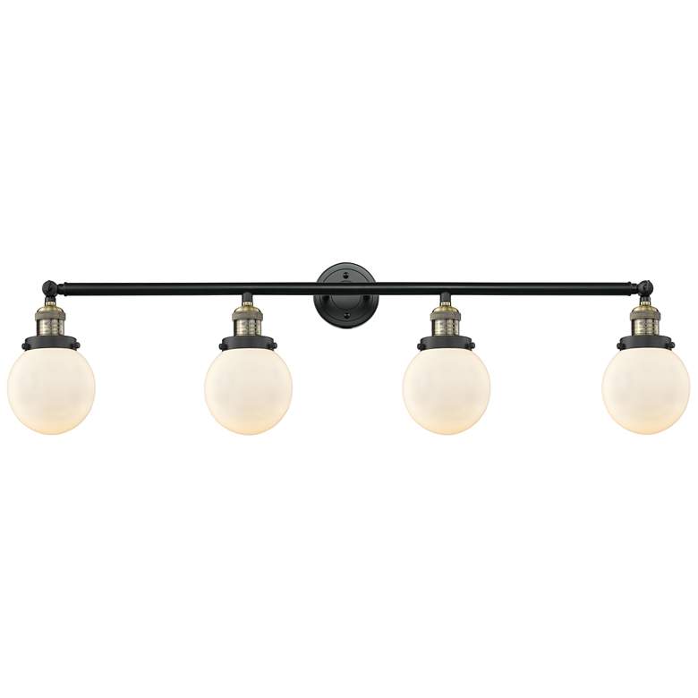 Image 1 Beacon 4 Light 42" LED Bath Light - Black Antique Brass - Matte White
