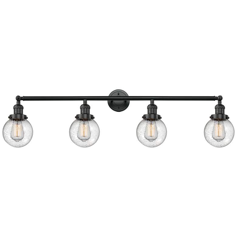 Image 1 Beacon 4 Light 42" LED Bath Light - Matte Black - Seedy Shade