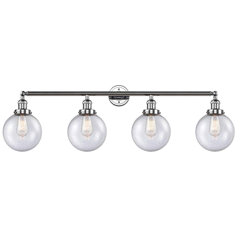 Image 1 Beacon 4 Light 44" Bath Light - Polished Chrome - Seedy Shade