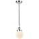 Beacon 6" Polished Chrome Mini Pendant w/ Matte White Shade