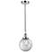 Beacon 8" Polished Chrome Mini Pendant w/ Clear Shade
