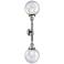 Beacon 8" Wide 2 Light Polished Chrome Bath Vanity Light w/ Seedy Shad