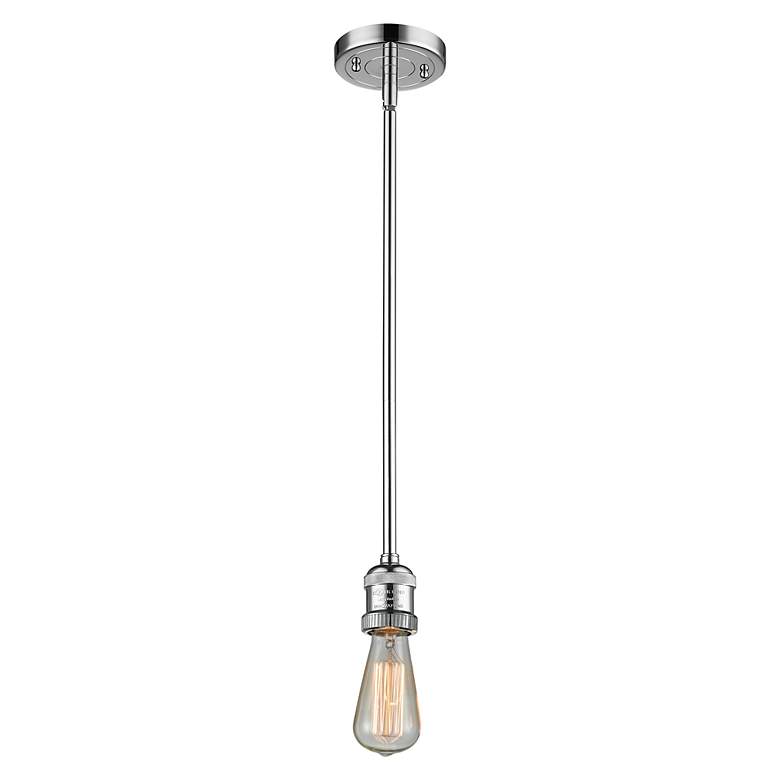 Image 2 Beacon 8" Wide Polished Chrome Mini Pendant with Clear Globe Glass Shade more views