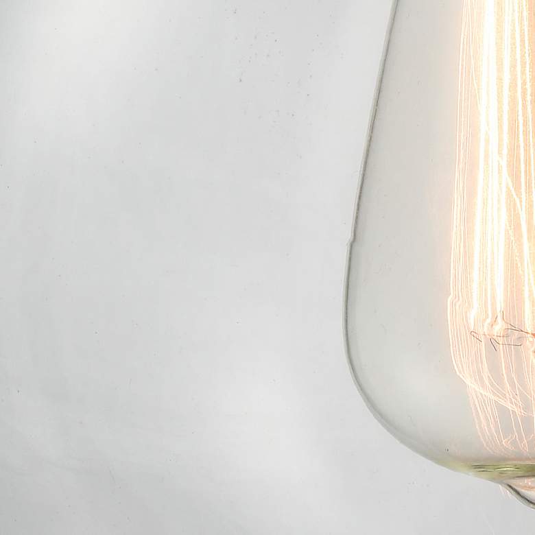 Image 5 Beacon 8" Wide Polished Chrome Mini Pendant with Clear Globe Glass Shade more views