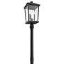 2_Beacon 93 3/4"H Black 3-Light Outdoor Post Light with Base more views