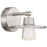Beacon Avenue 6 1/4" High Brushed Nickel LED Wall Sconce