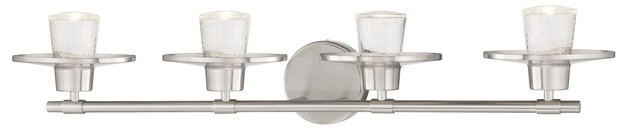 Image 4 Beacon Avenue - LED Brushed Nickel Bath Light more views