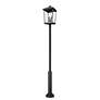 Beacon by Z-Lite Black 16 inch 4 Light Outdoor Post Mount Fixture