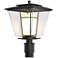 Beacon Hall 18.1"H Oiled Bronze Outdoor Post Light w/ Opal and Clear S