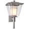Beacon Hall 23.4"H Large Steel Outdoor Sconce w/ Opal and Clear Shade