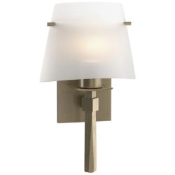 Beacon Hall Half Cone Glass Sconce - Gold - Opal Glass