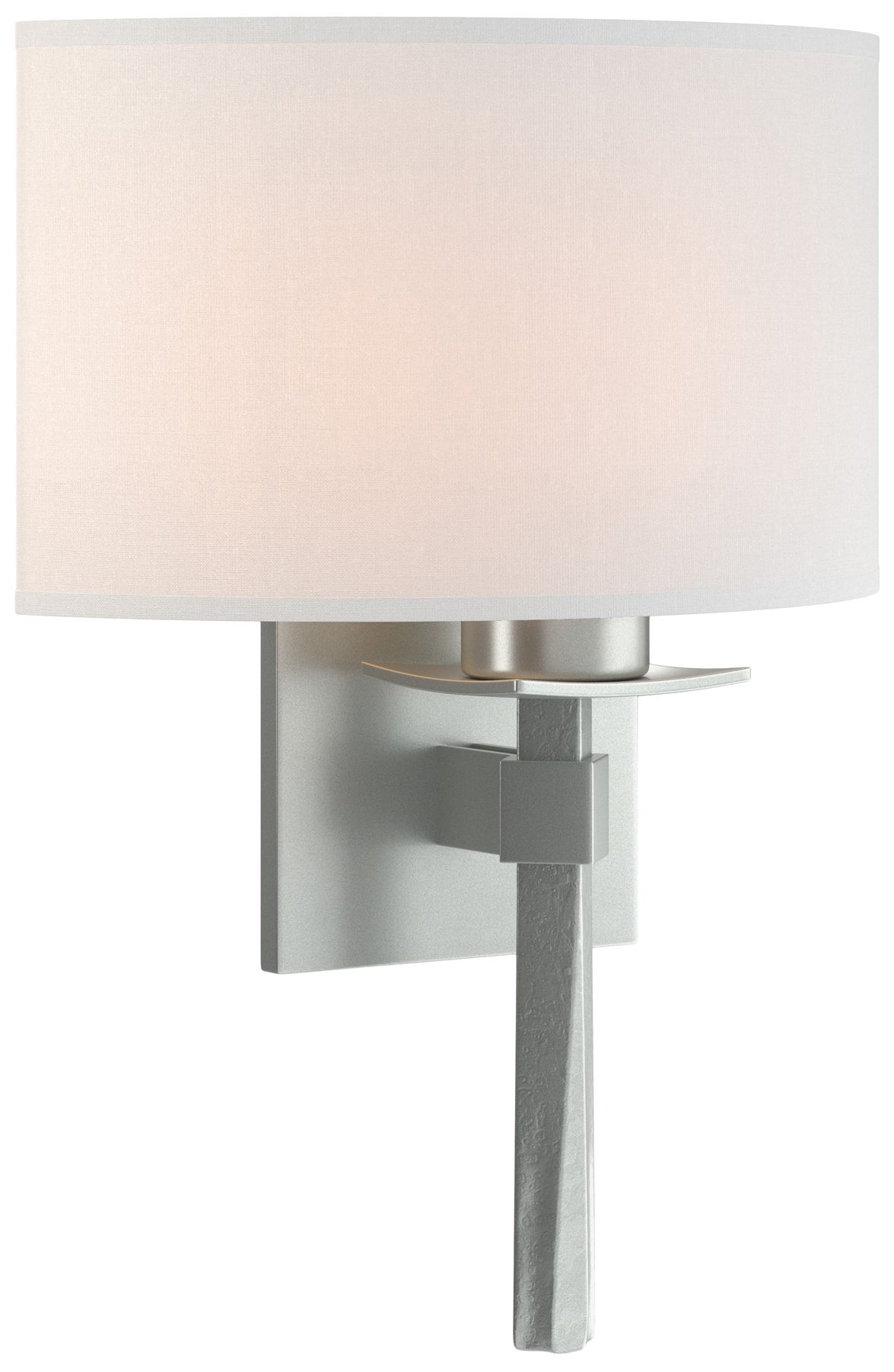 Beacon Hall Half Drum Sconce Platinum Natural Anna Made to Order