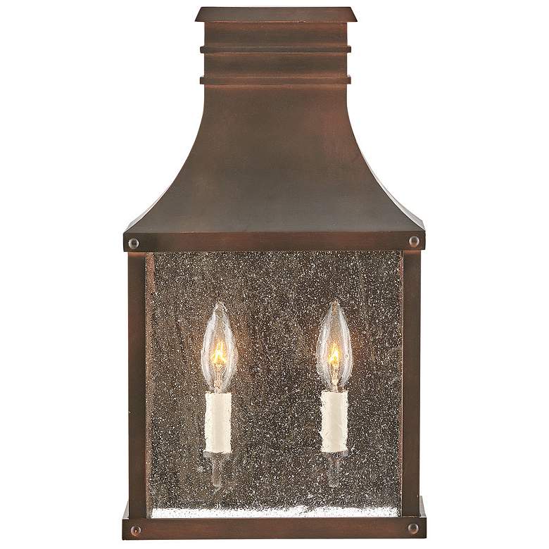 Image 3 Beacon Hill 17 1/4" High Blackened Copper Outdoor Wall Light more views