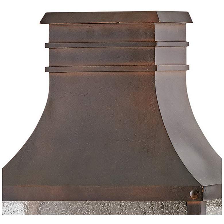 Image 4 Beacon Hill 17 1/4" High Blackened Copper Outdoor Wall Light more views