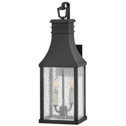 Beacon Hill 23" High Museum Black Outdoor Wall Light