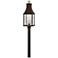 Beacon Hill 26 1/4" High Blackened Copper Outdoor Post Light