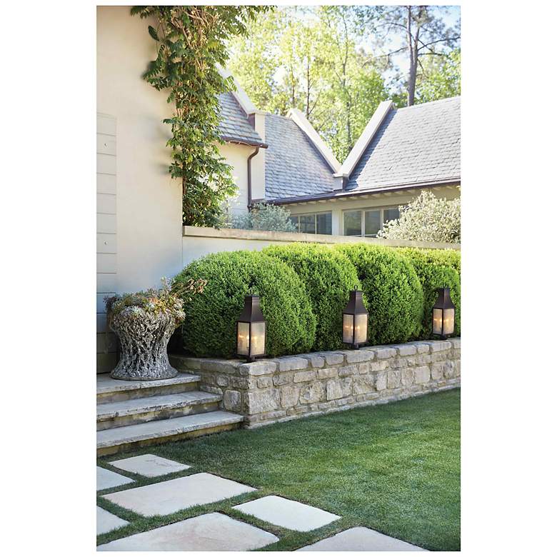 Image 3 Beacon Hill 26 1/4" High Blackened Copper Outdoor Post Light more views