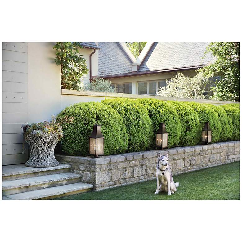 Image 4 Beacon Hill 26 1/4" High Blackened Copper Outdoor Post Light more views