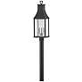 1_Beacon Hill 26 1/4"H Museum Black 3-Light Outdoor Post Light