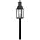 Beacon Hill 26 1/4"H Museum Black 3-Light Outdoor Post Light