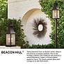 4_Beacon Hill 26 1/4"H Museum Black 3-Light Outdoor Post Light more views